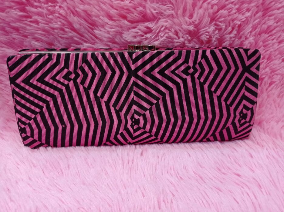 Bolso Fiesta Negro y Rosa