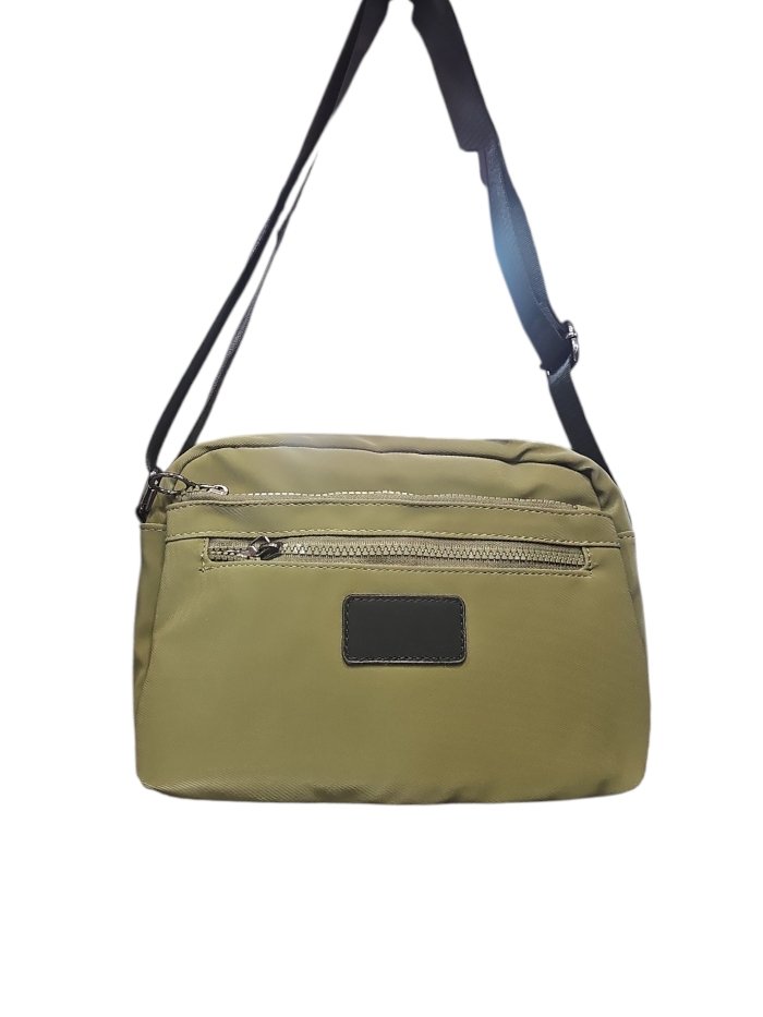 Bolso bandolera nylon verde