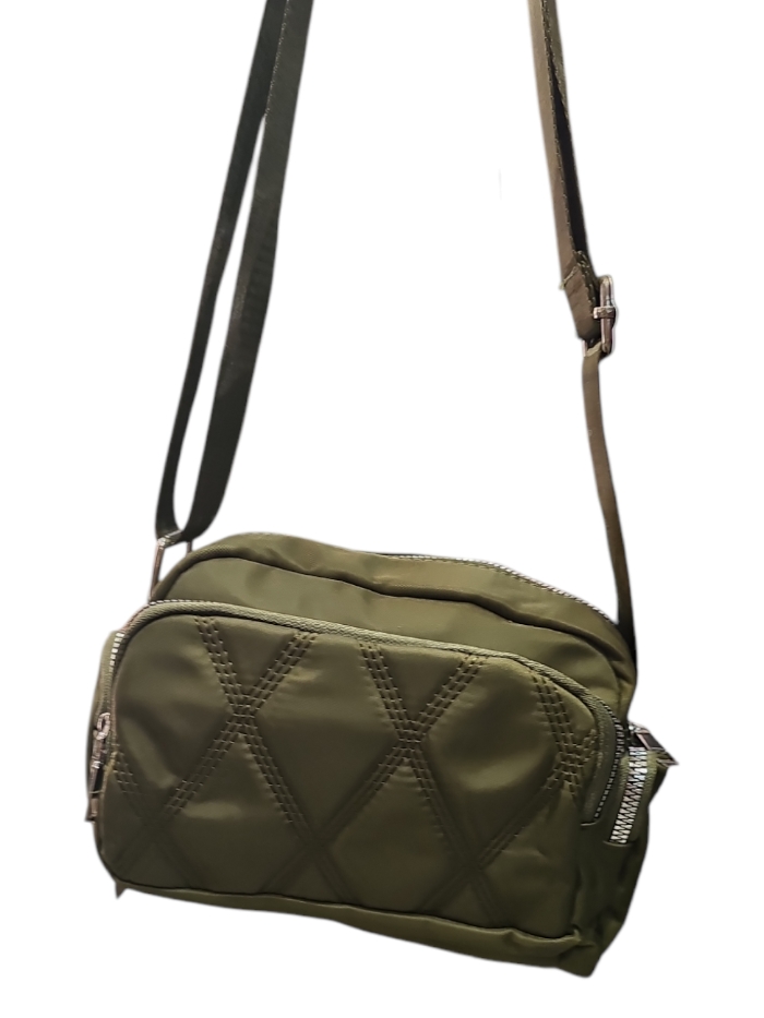 Bolso bandolera mini nylon verde