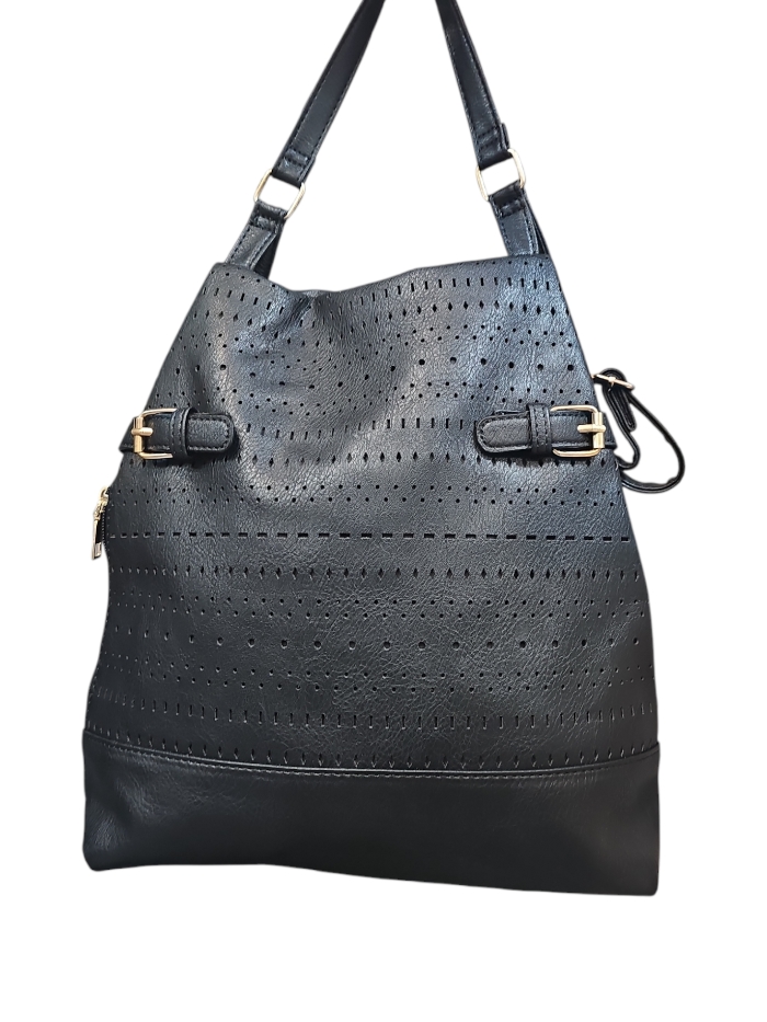 Mochila troquelada negro