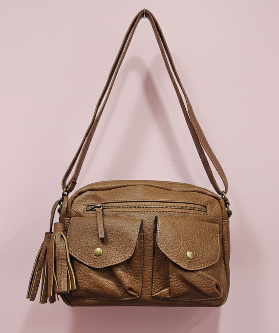 Bolso bandolera Lidia marrón