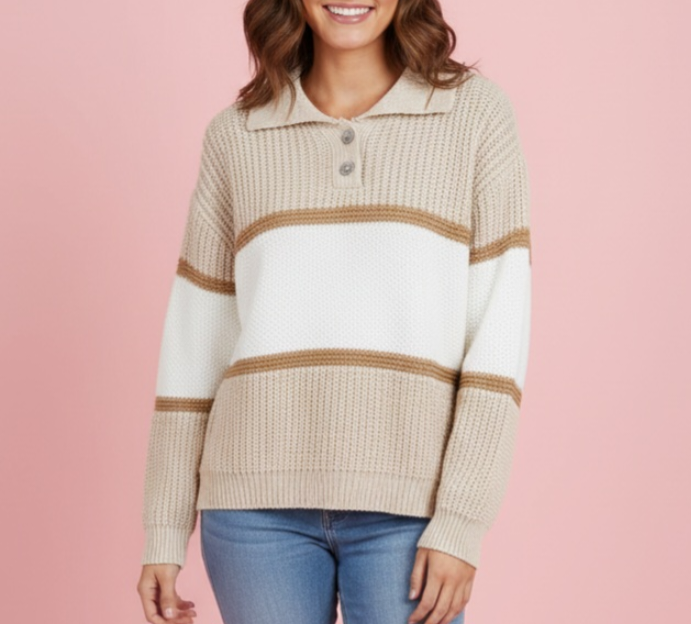 Jersey polera cenefa